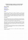 Research paper thumbnail of La difusión de principios económicos a través de los medios de comunicación: análisis de los editoriales de El País y ABC