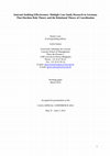 Research paper thumbnail of Internal Auditing Effectiveness: Multiple Case Study Research in Germany That Hardens Role Theory and the Relational Theory of Coordination