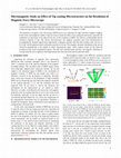 Research paper thumbnail of Micromagnetic study of effect of tip-coating microstructure on the resolution of magnetic force microscopy