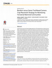 Research paper thumbnail of Random versus Game Trail-Based Camera Trap Placement Strategy for Monitoring Terrestrial Mammal Communities