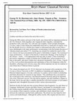 Research paper thumbnail of Review of Harrison, G. W. M. Satyr Drama, Tragedy at Play. (Classical Press of Wales, 2005), BMCR 2007.12.34.  (http://ccat.sas.upenn.edu/bmcr/2007/2007-12-34.html)