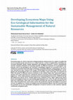 Research paper thumbnail of Developing Ecosystem Maps Using Eco-Geological Information for the Sustainable Management of Natural Resources