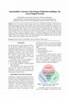 Research paper thumbnail of Sustainability Concepts in the Design of High-Rise Buildings: The Case of Diagrid Systems