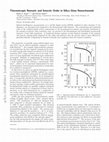 Research paper thumbnail of Thermotropic nematic and smectic order in silica glass nanochannels