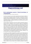 Research paper thumbnail of De la confrontation sociale a l'attrait touristique et reciproquement. Genèse et enjeux du tourisme politique dans l'Etat du Chiapas (Mexique)