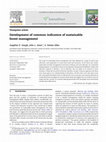 Research paper thumbnail of Development of common indicators of sustainable forest management