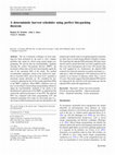 Research paper thumbnail of A deterministic harvest scheduler using perfect bin-packing theorem