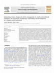 Research paper thumbnail of Integrating climate change into forest management in South-Central British Columbia: An assessment of landscape vulnerability and development of a climate-smart framework