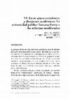 Research paper thumbnail of Entre ajuste economico y desajustes acad