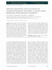 Research paper thumbnail of Implied weighting and its utility in palaeontological datasets: a study using modelled phylogenetic matrices