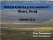 Research paper thumbnail of Pampa Galeras y San Fernando (Nazca, Perú)