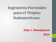 Research paper thumbnail of Ingenieros forestales para el trópico suramericano