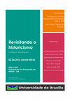 Research paper thumbnail of Revisitando o historicismo, Colóquio de pesquisa, 03.06.2016 (sexta-feira), 9h00-17h00, Programa de Pós-Graduação em História - UnB