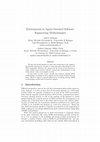 Research paper thumbnail of Environment in agent-oriented software engineering methodologies