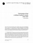 Research paper thumbnail of Chronotopes of law in William Faulkner's novels, 1930-1939