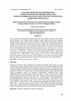 Research paper thumbnail of Analisis of Production and Revenue of Local Palu Shallot Farming in Wombo Kalonggo Village Tanantovea Sub District Donggala Regency