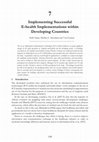 Research paper thumbnail of Implementing successful e-health implementations within developing countries