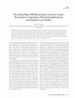 Research paper thumbnail of Recycling Paper Mill By-products on Forest Lands: By-product Composition, Potential Applications, and Industry Case Studies