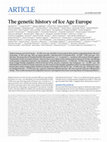 Research paper thumbnail of The genetic history of Ice Age Europe