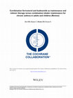 Research paper thumbnail of Combination formoterol and budesonide as maintenance and reliever therapy versus combination inhaler maintenance for chronic asthma in adults and children