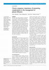 Research paper thumbnail of Chronic empyema: importance of preventing complications in the management of pleural effusions