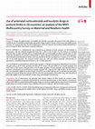 Research paper thumbnail of Use of antenatal corticosteroids and tocolytic drugs in preterm births in 29 countries: an analysis of the WHO Multicountry Survey on Maternal and Newborn Health