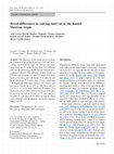 Research paper thumbnail of Breed differences in calving interval in the humid Mexican tropic