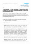 Research paper thumbnail of “Festivalisation” of Urban Governance in South African Cities: Framing the Urban Social Sustainability of Mega-Event Driven Development from Below