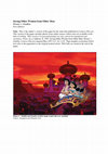 Research paper thumbnail of Saving Other Women from Other Men: Disney's Aladdin