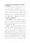 Research paper thumbnail of THEOREM GALOI AND TRANSFORMATION OF EQUATIONS