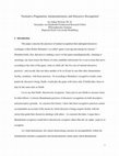 Research paper thumbnail of Draft:  'Normative Pragmatism, Interpretationism, and Discursive Recognition' (forthcoming in the Journal of Philosophical Research).