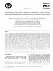 Research paper thumbnail of Unravelling age effects and sex differences in needle pain: ratings of sensory intensity and unpleasantness of venipuncture pain by children and their parents