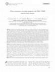 Research paper thumbnail of PINUS LEIOPHYLLA SUITABLE HABITAT FOR 1961-1990  AND FUTURE CLIMATE