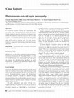 Research paper thumbnail of Methotrexate-induced optic neuropathy