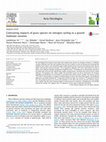 Research paper thumbnail of Contrasting impacts of grass species on nitrogen cycling in a grazed Sudanian savanna 2