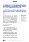 Research paper thumbnail of Deutsche Bibliotheksstatistik (DBS): Konzept, Umsetzung und Perspektiven für eine umfassende Datenbasis zum Bibliothekswesen in Deutschland: 10 Fragen von Bruno Bauer an Ronald M. Schmidt, Leiter der DBS