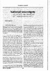 Research paper thumbnail of DRadler National Sovereignty Sfera Politicii 112