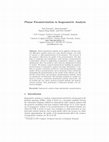 Research paper thumbnail of Planar Parametrization in Isogeometric Analysis