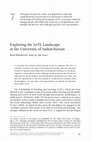 Research paper thumbnail of Exploring the SoTL Landscape at the University of Saskatchewan