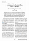 Research paper thumbnail of Effects of filler type in naming: change in time criterion or attentional control of pathways?