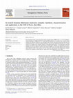 Research paper thumbnail of An iron (II) diamine diketonate molecular complex: synthesis, characterization and application in the CVD of Fe 2 O 3 thin films