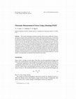 Research paper thumbnail of Ultrasonic Measurement of Stress Using a Rotating EMAT