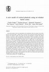 Research paper thumbnail of A new model of cortical plasticity using rat whisker barrel cortex