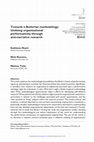 Research paper thumbnail of Towards a Butlerian methodology: Undoing organizational performativity through anti-narrative research