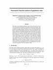 Research paper thumbnail of Neurometric function analysis of population codes