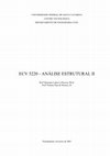 Research paper thumbnail of UNIVERSIDADE FEDERAL DE SANTA CATARINA CENTRO TECNOLÓGICO DEPARTAMENTO DE ENGENHARIA CIVIL ECV 5220 -ANÁLISE ESTRUTURAL II