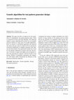 Research paper thumbnail of Genetic algorithm for test pattern generator design - Automatic evolution of circuits