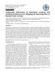 Research paper thumbnail of Comparative Effectiveness of Enterobacter aerogenes and Pseudomonas fluorescens for Mitigating the Depressing Effect of Brackish Water on Maize