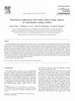 Research paper thumbnail of Paleodietary implications from stable carbon isotope analysis of experimental cooking residues