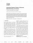 Research paper thumbnail of International Research Projects on Structural Health Monitoring: An Overview